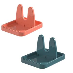 Organizer da cucina pieghevole per spatola supporto per cucchiaio supporto per cucchiaio supporto per coperchio in plastica <span class=keywords><strong>poggia</strong></span> cucchiaio da cucina utensile in plastica - Product Image 6