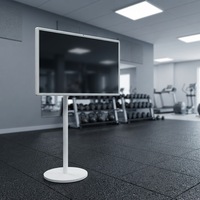Tableta Android de 32 Pulgadas con Pantalla Táctil Giratoria Vertical, Soporte de Piso, Resolución Full HD, Retroiluminación LED para Uso Industrial, 8+128G