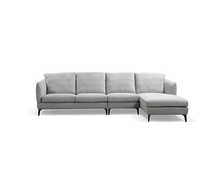 Modern Different Sizes Living Room Sofa Leather Sectional L-shape Sitting Room Furniture Corner Sofa