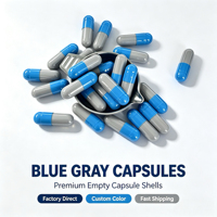 Prix d'usine Certifié Halal Marque YUEXI Origine ZHE Capsules vides de gélatine HPMC de couleur rose Taille 0 de haute qualité personnalisées