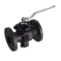 ASTM A105 a forgé le plein port manuel en acier de robinet à tournant sphérique classe 150-2500 1/2 "-24" ASME B16.34 a fileté/soudure de douille/OEM à bride