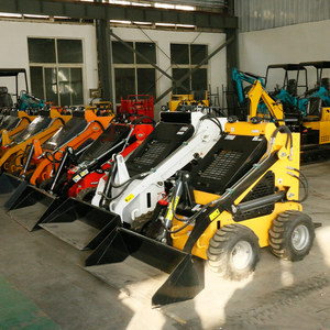 Reliable Hydraulic Mini Compact <b>Wheel</b> Skid Steer <b>Small</b> Track Skid Steer for Garden Farm Construction Use Attachments Now - Product Image 5