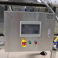 Machine de marquage laser automatique de haute précision avec module de positionnement rotatif à rouleaux pour la gravure laser sur bouteilles en verre rondes