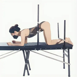 Spot goods BDSM plegable almacenamiento portátil cama estante encuadernación posición <span class=keywords><strong>de</strong></span> <span class=keywords><strong>amor</strong></span> fija <span class=keywords><strong>examen</strong></span> cama esclavo juguetes sexuales para mujer muebles sexuales - Product Image 3