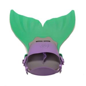 Pinne da nuoto in TPR a sirena in un pezzo unico per adulti e bambini pinne da immersione - Product Image 3