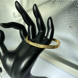 Best Quality Jewelry 6mm Stainless Steel Curan Bangle For Islamic Women Gift Wholesale Customized <strong>Arabic</strong> Arabian Calligra - Product Image 3