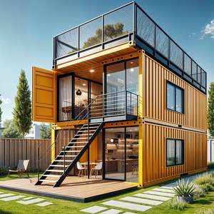 Maisons modulaires en conteneur de luxe, Modules de maison en conteneur préfabriqués, Bureau en conteneur de 3 chambres - Product Image 6