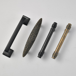 Furniture Handle And <b>Knob</b> Zinc Alloy Bar Shape Drawer Cabinet Door Hardware 64 75 96mm Hole Spacing Kitchen Cabinet Use - Product Image 1
