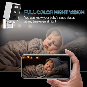 Mini Cámara <span class=keywords><strong>de</strong></span> Seguridad CCTV <span class=keywords><strong>Interior</strong></span> HD <span class=keywords><strong>de</strong></span> 2K y 3MP con Wi-Fi, Audio Bidireccional, Visión Nocturna, Sensor CMOS, Compatible con Nube y Tarjeta <span class=keywords><strong>de</strong></span> Memoria - Product Image 2