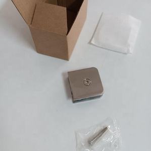 Conector de <span class=keywords><strong>ducha</strong></span> de esquina redonda económico C010P <span class=keywords><strong>Acero</strong></span> <span class=keywords><strong>inoxidable</strong></span> 0 grados soporte de pared a vidrio de un solo orificio - Product Image 4