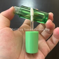 Tube de brillant à lèvres mini rond ISMAN 2 ml vide, rose, violet, bleu, jaune, vert, transparent, vente en gros, emballage de maquillage à marque privée, flacon