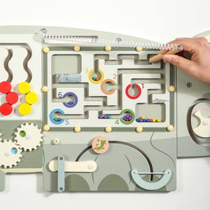 Le attività in <span class=keywords><strong>legno</strong></span> ispirate ai <span class=keywords><strong>Montessori</strong></span> si imbarcano sui giocattoli per la <span class=keywords><strong>cucina</strong></span> e il cibo della prima educazione dei <span class=keywords><strong>bambini</strong></span> con coccodrillo rosa e verde - Product Image 2