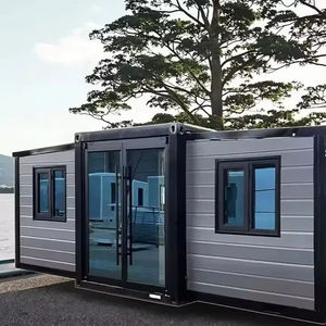 عرض خاص منزل متنقل من الفولاذ 20/FT تصميم مخصص قابل للتوسيع للاستخدام الخارجي بأحجام قياسية - Product Image 1