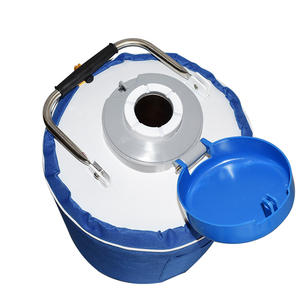 10L液体窒素容器アルミニウム獣医液体窒素タンクLn2デュワー - Product Image 1