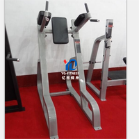 Station de dips verticale YG FITNESS YG-1036 avec coussinets ergonomiques et barre multi-prise pour abdominaux, triceps et pectoraux