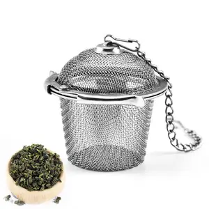 Новые основные шарик из нержавеющей стали чай Infuser сетчатый фильтр, фильтр рассыпной чай листьев специи домашние кухонные принадлежности