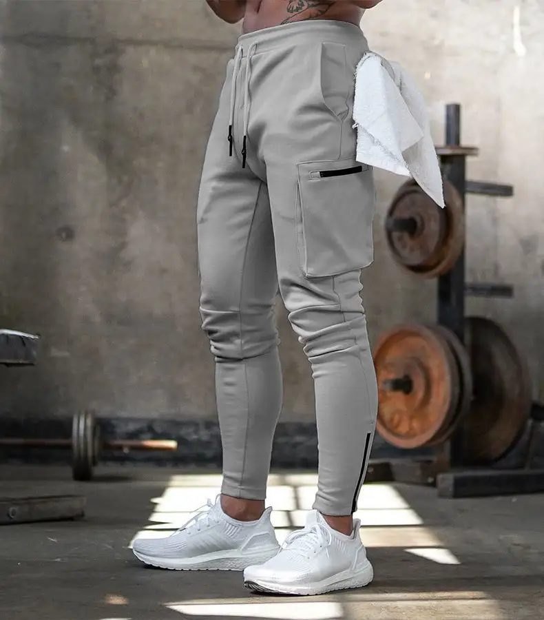 Nuovi uomini sport tempo libero muscolo Fitness Cargo pantaloni mimetici pantaloni sportivi tattici pantaloni sportivi da uomo