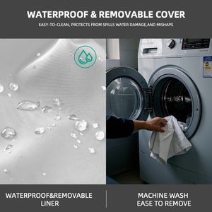 Camas ortopédicas redondas para perros, Cama grande personalizada de espuma viscoelástica para perros y gatos, impermeable, lavable, extraíble, camas de espuma viscoelástica para mascotas - Product Image 6