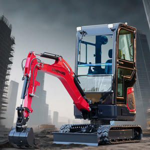 Spedizione gratuita CE EURO 5 certificati compatti cingolati Mini escavatore nuovo usato idraulico Diesel scavatore con accessori personalizzati - Product Image 3