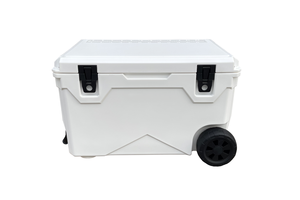 Boîte à poisson longue en plastique rotomoulé ODM personnalisée de qualité supérieure avec support réglable et étui anti-poussière pour la pêche en extérieur et le transport d'aliments - Product Image 4