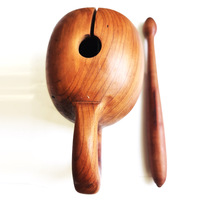 Wholesale Percussion Instrument 9CM Wooden Fish Tension-relieving Traditional Musical Instrument Stringed Instrument Percussion