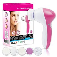Multi-Functional ไฟฟ้าผิว5 In 1 Face Deep Wash Cleanser Massager ไฟฟ้าแปรงทำความสะอาดผิวหน้า