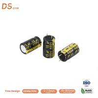 Condensateur électrolytique en aluminium haute tension 400V 15uF 10x17mm à bornes radiales, longue durée de vie 5000H, vente en gros, approvisionnement en vrac, OEM