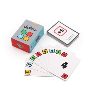 Jeu <span class=keywords><strong>de</strong></span> <span class=keywords><strong>cartes</strong></span> personnalisé avec impression arabe, accessoires <span class=keywords><strong>de</strong></span> <span class=keywords><strong>solitaire</strong></span> gratuits, tapis <span class=keywords><strong>de</strong></span> jeu pour enfants avec minuteur - Product Image 1