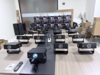 Projecteur intelligent Kingsway K7, LCD sans fil, portable, Android 13, 1080p, 4K, 300 lumens, contraste 1500:1, utilisation professionnelle/éducative, intelligent