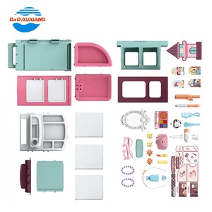 Tavolo Giocattolo Multifunzione 2 in 1 per Trucco Bambini, <span class=keywords><strong>Set</strong></span> Toeletta per Bambini per Trucco Simulato - Product Image 3