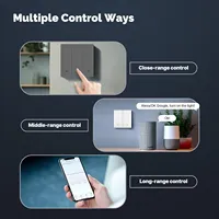 Interrupteur mural standard européen 86*86mm, interrupteur intelligent Zigbee OEM, plastique et métal, compatible avec Alexa, contrôle de l'éclairage, interrupteurs muraux