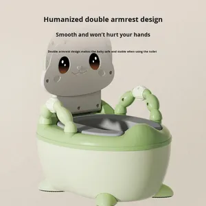 Siège de toilette pour enfants en plastique extra large, dessin animé, pour garçons et filles, pot pour bébé, urinoir pour nourrissons, petite toilette - Product Image 4