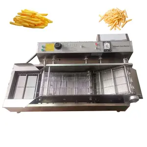 Machine à friture automatique en acier inoxydable, appareil industriel, mm, à haute température, pour la friture des puces de légumes