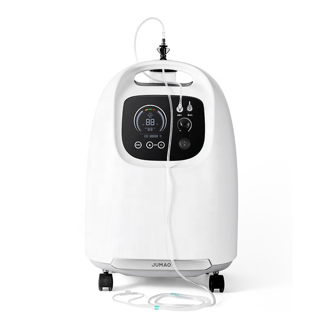 China Factory Cheap Smart Medical Oxygen Concentrator 5L Flow with LED Touch Panel 96% Purity