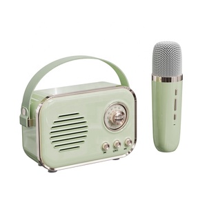 Altavoz Y Bocina Altavoz De Karaoke Sonido claro Karaoke inalámbrico Altavoz <span class=keywords><strong>Bluetooth</strong></span> barato con micrófono para fiesta familiar Ktv - Product Image 1
