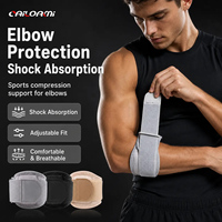 Coudière de sport respirante avec compression réglable à sangles ouvertes pour le tennis et le badminton, soulagement de la pression