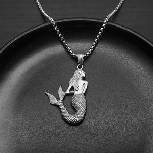 2026 Wholesale Vintage Mermaid <b>Necklace</b> Steampunk <b>Celtic</b> Victorian Goth Boho Fashion Pendant - Product Image 4