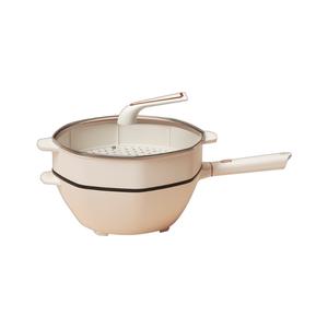 Sartén eléctrica AUX de 5L, olla octogonal antiadherente con función de vaporera para cocinar en el hogar - Product Image 1