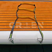 Machine de fabrication de quai flottant à combinaison personnalisée ponton gonflable quai de jet ski île flottante gonflable nettoyer le bateau