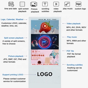 Màn Hình Hiển Thị Biển Báo Kỹ Thuật Số Màn Hình LCD Thông Minh 32 43 49 55 65Inch Tầng Đứng Tiện Dụng Cho Máy Nghe Nhạc Mua Sắm - Product Image 6
