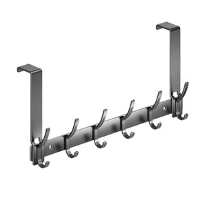 Door Mounted Coat Rack Suction Cup <b>Hook</b> 3 5kg Load Capacity For Kitchen Bathroom Bedroom Door Storage <b>Hooks</b> With <b>Plastic</b> - Product Image 3