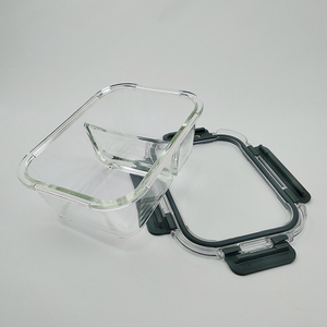 reutilizable contenedores de vidrio <span class=keywords><strong>para</strong></span> alimentos Bento <span class=keywords><strong>almuerzo</strong></span>, caja libre de BPA de almacenamiento de alimentos con tapas - Product Image 3