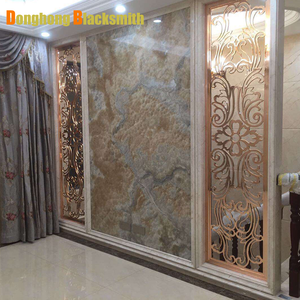 Manufacturers Art Stainless Steel Divider Metal Mesh <strong>Screen</strong> Laser Cut Hollow Cutout <strong>Partition</strong> for Office Engineering Decoration - Product Image 5