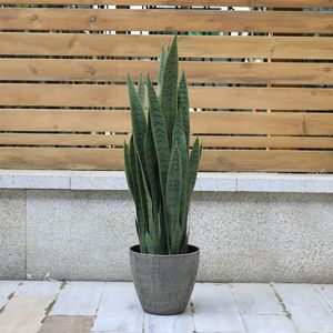 Plantas Artificiales Decorativas, Planta Artificial, Planta Serpiente Verde, <span class=keywords><strong>Sansevieria</strong></span> de Plástico - Product Image 2