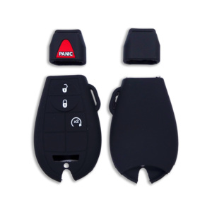 Chất lượng cao giá tốt c-hrysler, xe Jeep, d-odge, R-AM 3 + 1 nút thông minh Key Fob trường hợp Silicone - Product Image 3