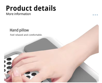 Yaqin Extracteur de poussière professionnel pour salon et maison, puissant, pour manucure, batterie intégrée, collecteur de poussière pour ongles, 80W