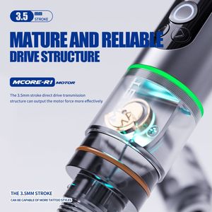 Mast <span class=keywords><strong>Archer</strong></span> 2 Cartouches <span class=keywords><strong>de</strong></span> pistolet à tatouer sans fil Machine à tatouer - Product Image 4