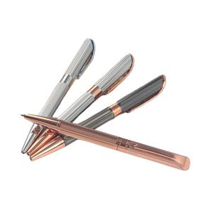 High Quality Luxury Rose <b>Gold</b> Metal Ballpoint With Custom Logo Multi-Colored Ink-Promotional Business Office <b>Pen</b> - Product Image 3
