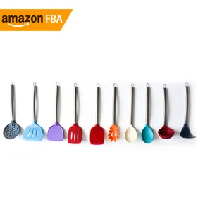 2024 nuovi gadget da cucina 10 pz utensile da cucina antiaderente, set di stoviglie