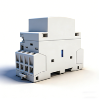 Contacteur CA HANDELE HDH8-20 triphasé 3NO 1NC 4 pôles 20A 400V, bobine modulaire 220/240V, tension de commande AC-7a/AC-7b